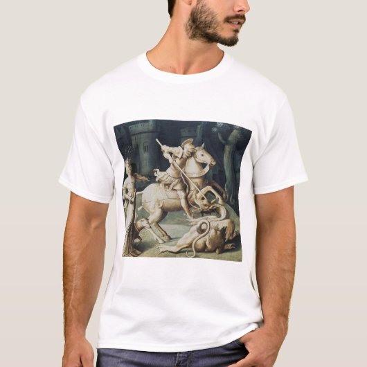 聖ジョージとドラゴン Tシャツ (正面)