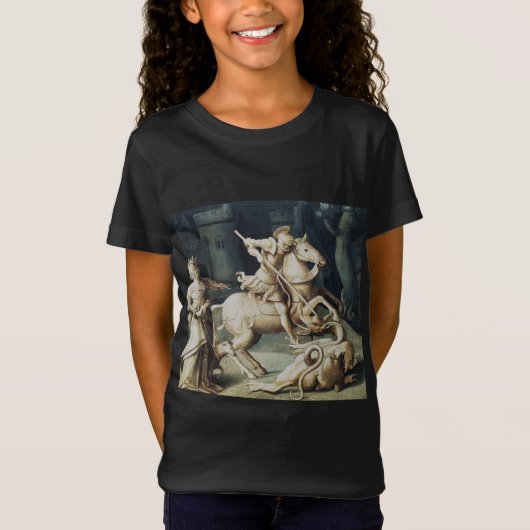 聖ジョージとドラゴン Tシャツ (正面)