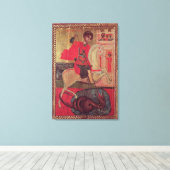 聖ジョージと竜, 1667 キャンバスプリント (インサイチュ (ウッドフロア))