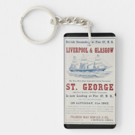 聖ジョージねじ蒸気船1863 キーホルダー