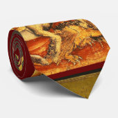 聖ジョージのドラゴンとの戦いルビー ネクタイ (ロール)