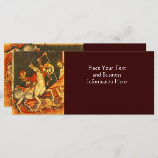 聖ジョージのドラゴンとの戦い (正面/裏面)