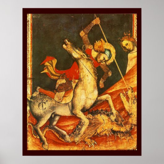 聖ジョージのドラゴンとの戦い ポスター (正面)