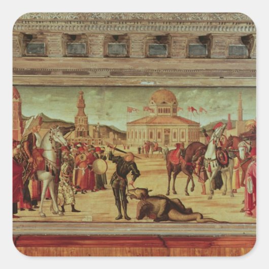 聖ジョージの勝利， 1501-7 スクエアシール (正面)