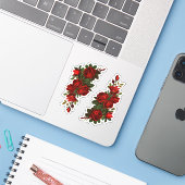 聖ジョージの日のバラ(fL) シール (ノートパソコンとiPhone)