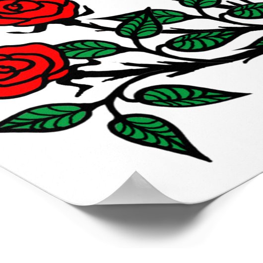 聖ジョージの日のポスター(ニュールンベルク版) ポスター (角)