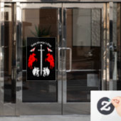 聖ジョージの日 ウィンドウサイン (オフィスドア)