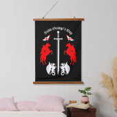 聖ジョージの日 吊り下げ型タペストリー (寝室)