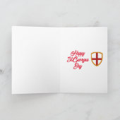 聖ジョージズ・デイ、聖ジョージとドラゴン カード (内部)