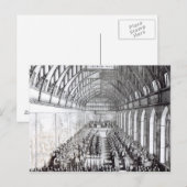 聖ジョージ会館でのチャールズ2世の晩餐会 ポストカード (正面/裏面)