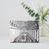 聖ジョージ会館でのチャールズ2世の晩餐会 ポストカード (スタンド正面)