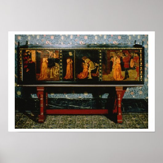 聖ジョージ内閣1861年(パネル付き色彩の鮮やかオーク材) ポスター (正面)