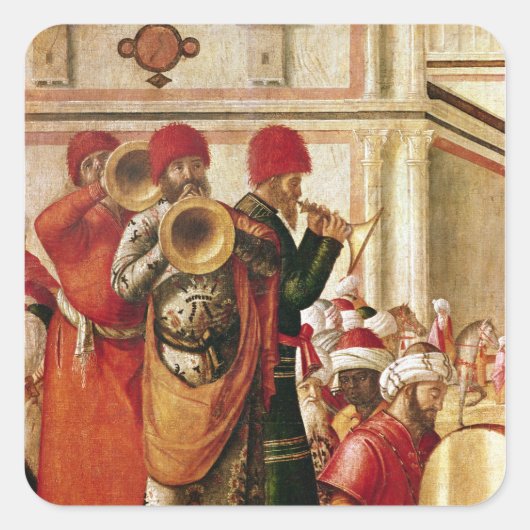 聖ジョージ異邦人のバプテスマ スクエアシール (正面)