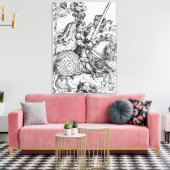 聖ジョージ・オン・乗馬, 1507 キャンバスプリント (インサイチュ (リビング))