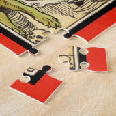 聖ジョージ・オン・乗馬(BS 01) ジグソーパズル (側面)