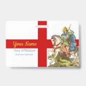 聖ジョージ・オン・乗馬(BS 01) バッジ (裏面)