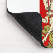 聖ジョージ・オン・乗馬(BS 01) マウスパッド (コーナー)