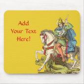 聖ジョージ・オン・乗馬(BS 01) マウスパッド (正面)