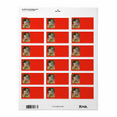 聖ジョージ・オン・乗馬(BS 01) ラベル (フルシート)