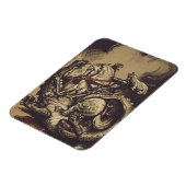 聖ジョージ・キリング・ザ・ドラゴン マグネット (左側)