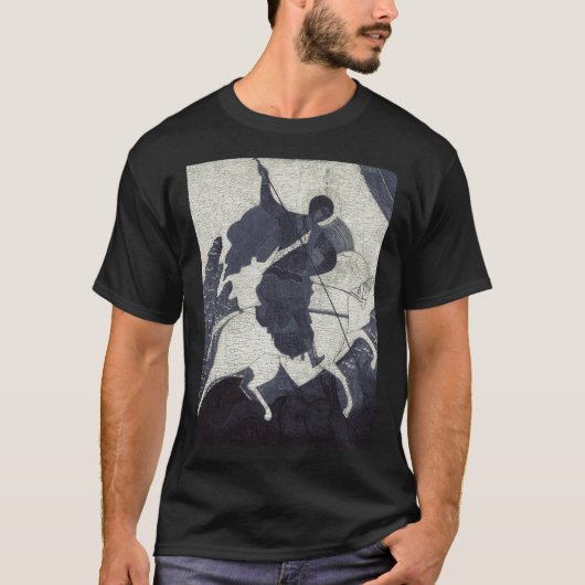 聖ジョージ・キリング・ザ・ドラゴン Tシャツ (正面)