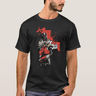 聖ジョージ・クリスチャン十字軍赤十字 Tシャツ