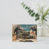 聖ジョージ，ドラゴン，プリンセス赤ルビージェムモノグラム 名刺 (スタンド正面)