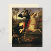 聖ジョージ・ファイティング・ザ・ドラゴンby Raphael Sanzio (正面/裏面)