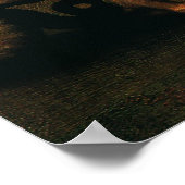 聖ジョージ・ファイティング・ザ・ドラゴンby Raphael Sanzio ポスター (角)