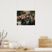 聖ジョージ・ミリティの士官たちの宴会 ポスター (キッチン)