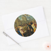 聖スティーブンの殉教 ラウンドシール (封筒)