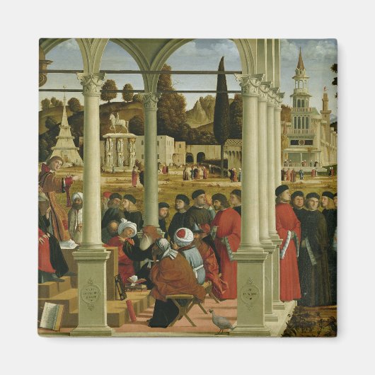 聖スティーブンの議論 マグネット (正面)