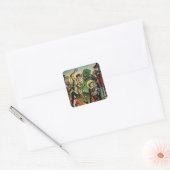 聖スティーブン原殉教者第一殉教者 スクエアシール (封筒)