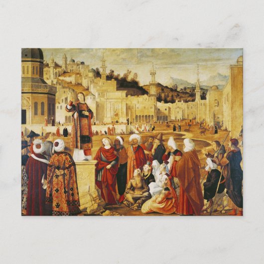 聖スティーブン説法 ポストカード (正面)