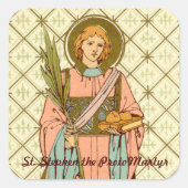 聖スティーブン・ザ・プロト殉教者(RLS 17) スクエアシール (正面)