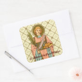 聖スティーブン・ザ・プロト殉教者(RLS 17) スクエアシール (封筒)