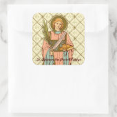 聖スティーブン・ザ・プロト殉教者(RLS 17) スクエアシール (バッグ)