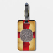 聖スティーブン・トスカニー・メディチの印 ラゲッジタグ (裏面縦)