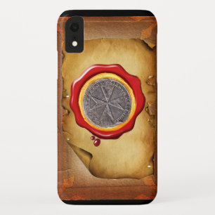 聖スティーブン・トスカニー・メディチ・ワックス羊皮紙 iPhone XRケース