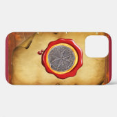 聖スティーブン・トスカニー・メディチ・ワックス羊皮紙 Case-Mate iPhoneケース (裏面 (横))