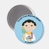 聖スティーブン マグネット (正面/裏面)