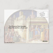 『聖ステファノと聖ローレンス』フラ・アンジェリコ作 ポストカード (裏面)