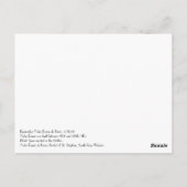 聖ステファノの南バラ窓 ノートルダム大聖堂 ポストカード (裏面)