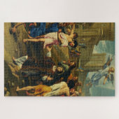 聖ステファノ第一殉教者ファインアート聖像画 ジグソーパズル (横)