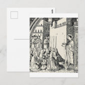 聖ステファノ第一殉教者 ファインアート聖像画 ポストカード (正面/裏面)