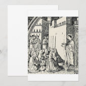 聖ステファノ・プロトマルティール　美術イコン図像 招待状 (正面/裏面)