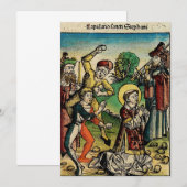 聖ステファノ プロトマルティール 美術 イコン図像 招待状 (正面/裏面)