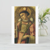 聖ステファノ プロトマルティール 美術 イコン図像 招待状 (スタンド正面)