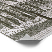 聖ステファン大聖堂の眺め ポスター (角)