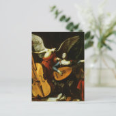 聖セシリアと天使バイカルロ・サラセニ ポストカード (スタンド正面)